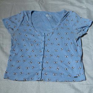 Butterfly Hollister Baby Tee